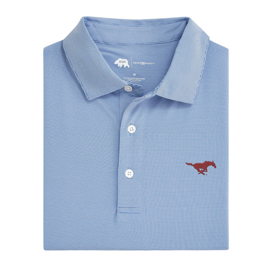 Lake Toxaway CC SMU Hairline Stripe Performance Polo