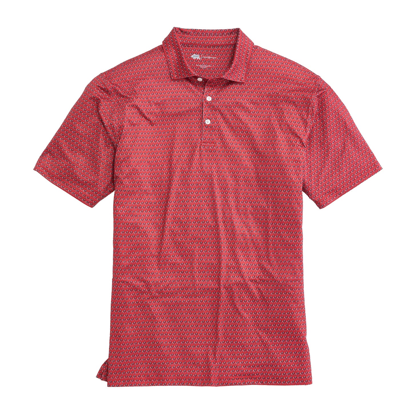 Lake Toxaway CC Standing Bulldog Printed Polo - Red