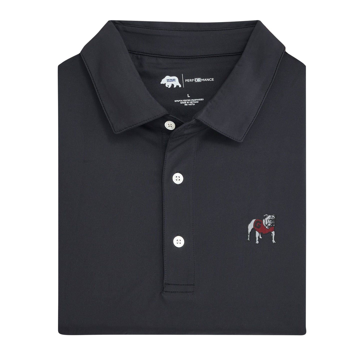 Lake Toxaway CC Standing Bulldog Solid Performance Polo