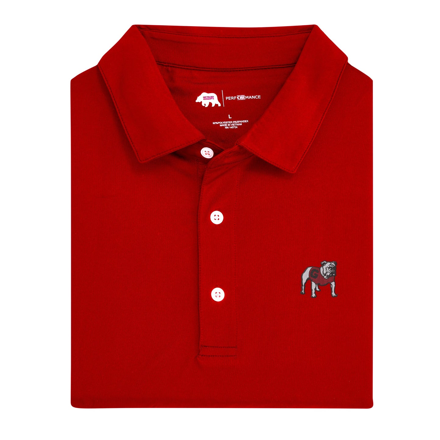 Lake Toxaway CC Standing Bulldog Solid Performance Polo