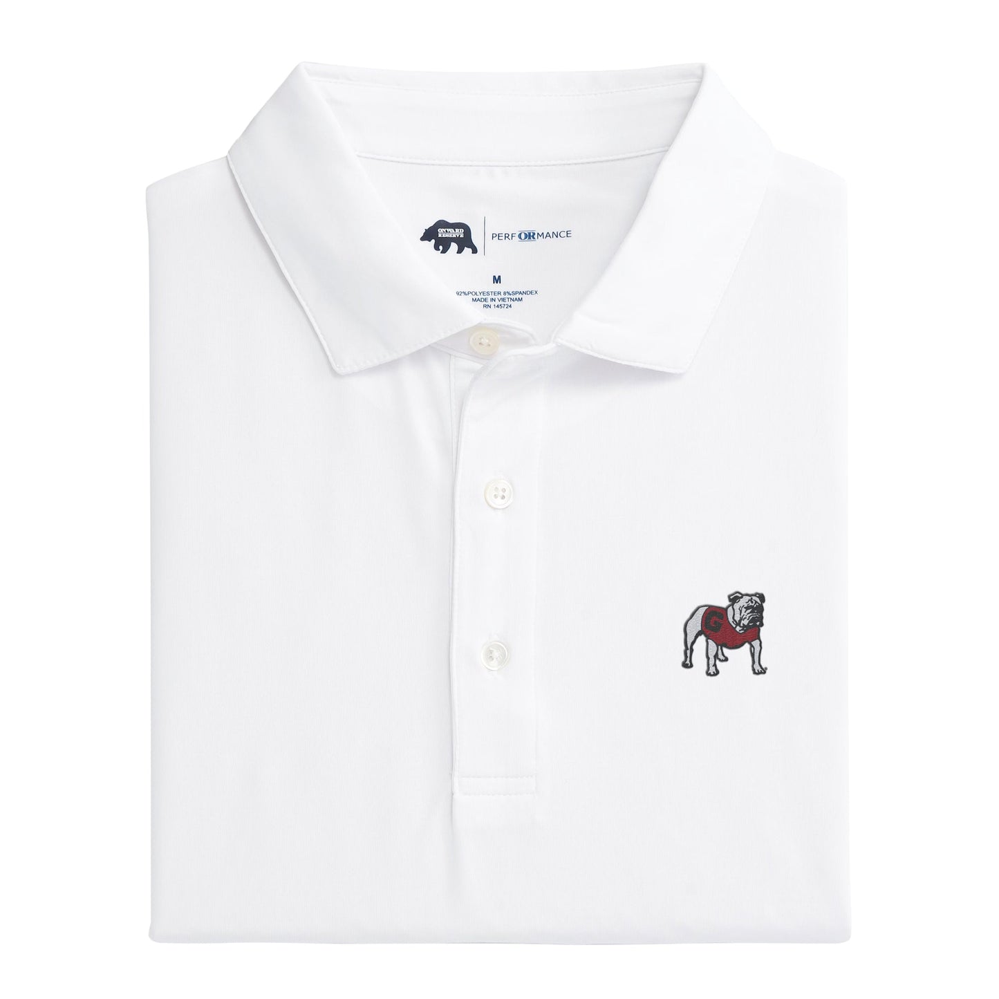 Lake Toxaway CC Standing Bulldog Solid Performance Polo