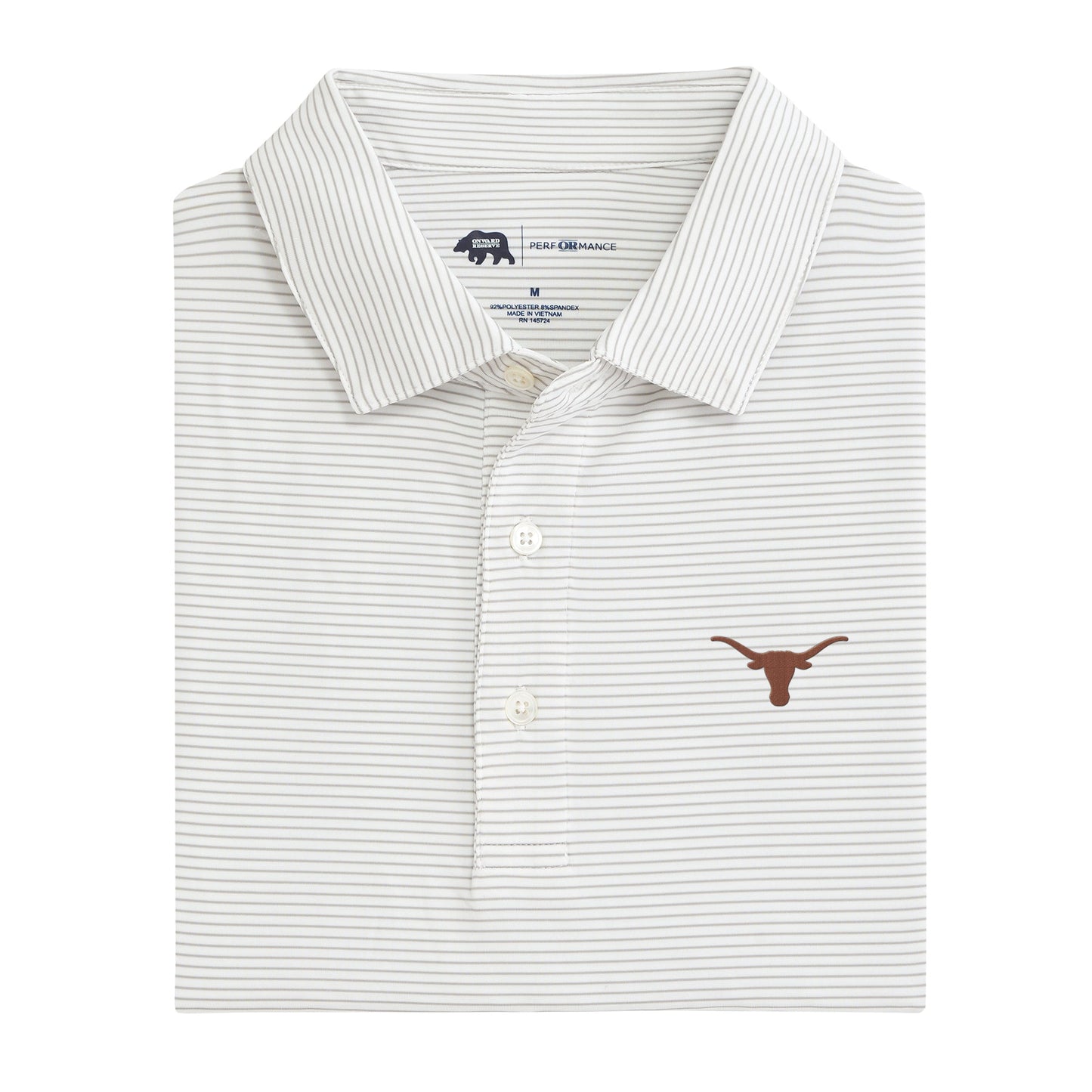 Lake Toxaway CC University of Texas Birdie Stripe Performance Polo