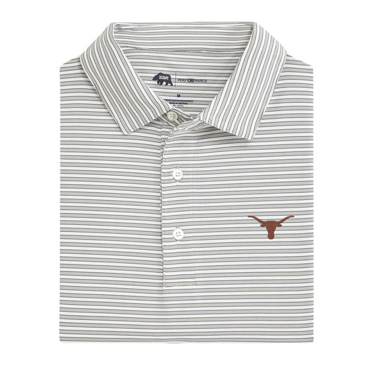 Lake Toxaway CC University of Texas Mulligan Stripe Performance Polo