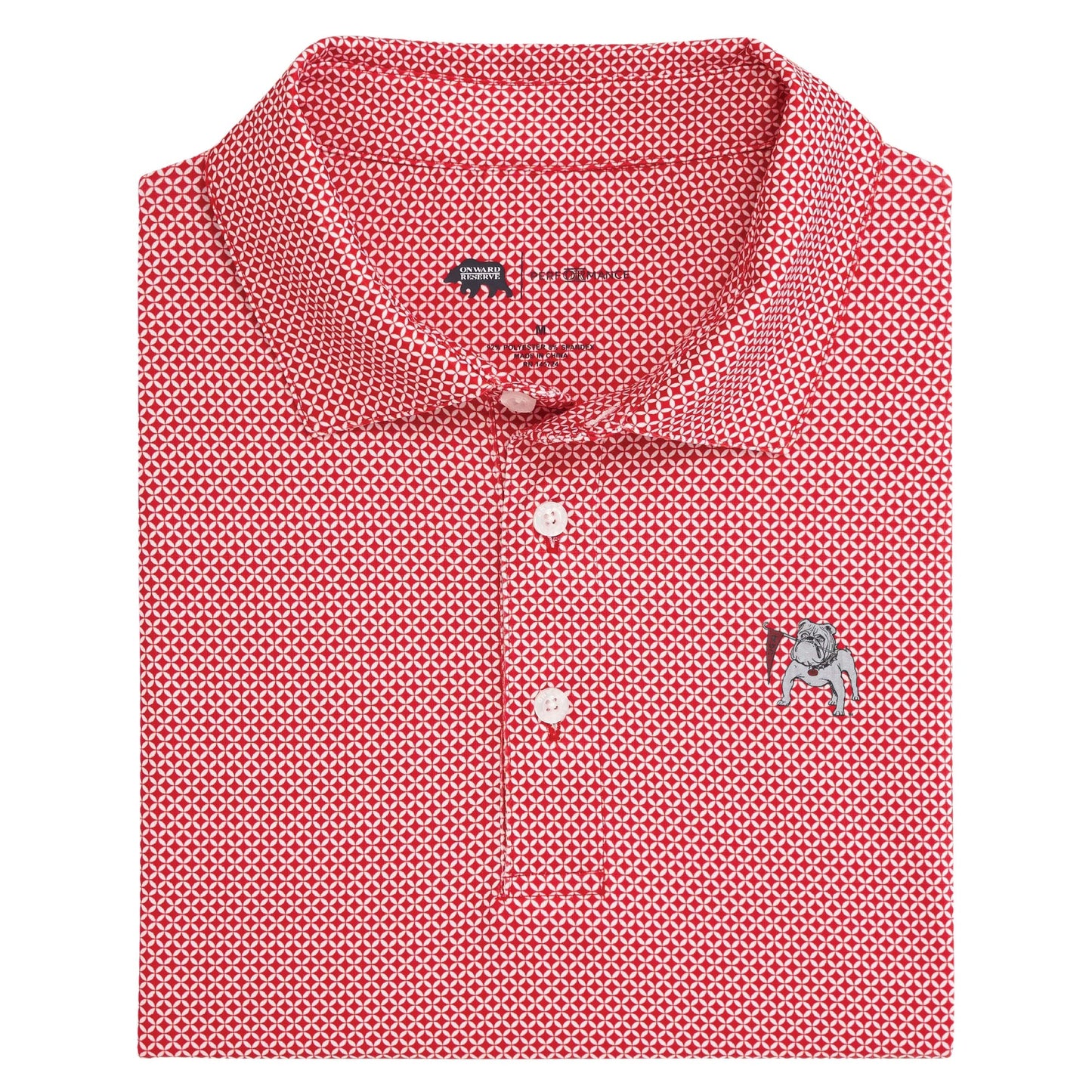 Lake Toxaway CC Vintage Dog Scope Printed Performance Polo