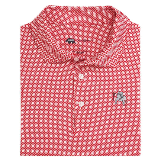 Lake Toxaway CC Vintage Dog Scope Printed Performance Polo