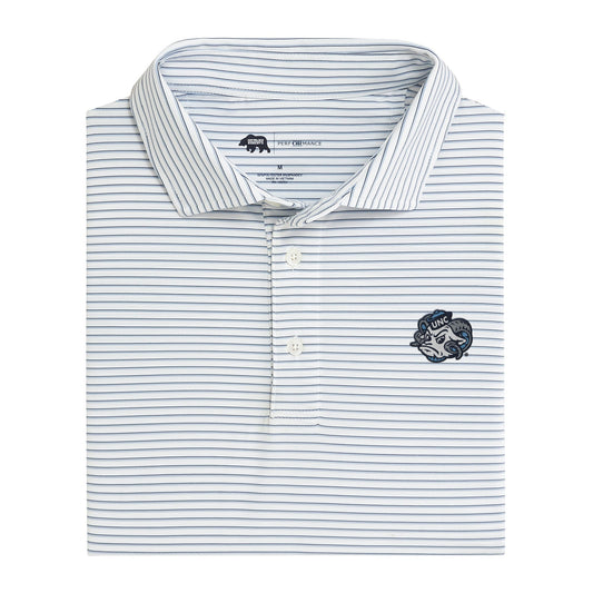 Lake Toxaway CC UNC Ram Scout Stripe Performance Polo - True Navy