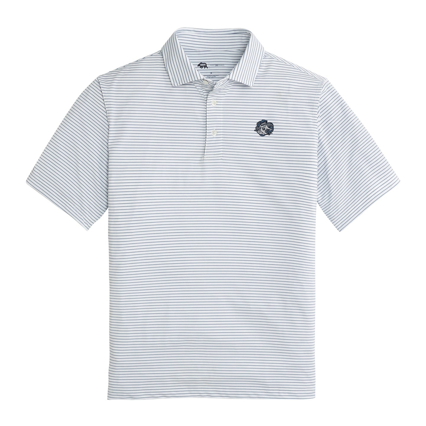 Lake Toxaway CC UNC Ram Scout Stripe Performance Polo - True Navy