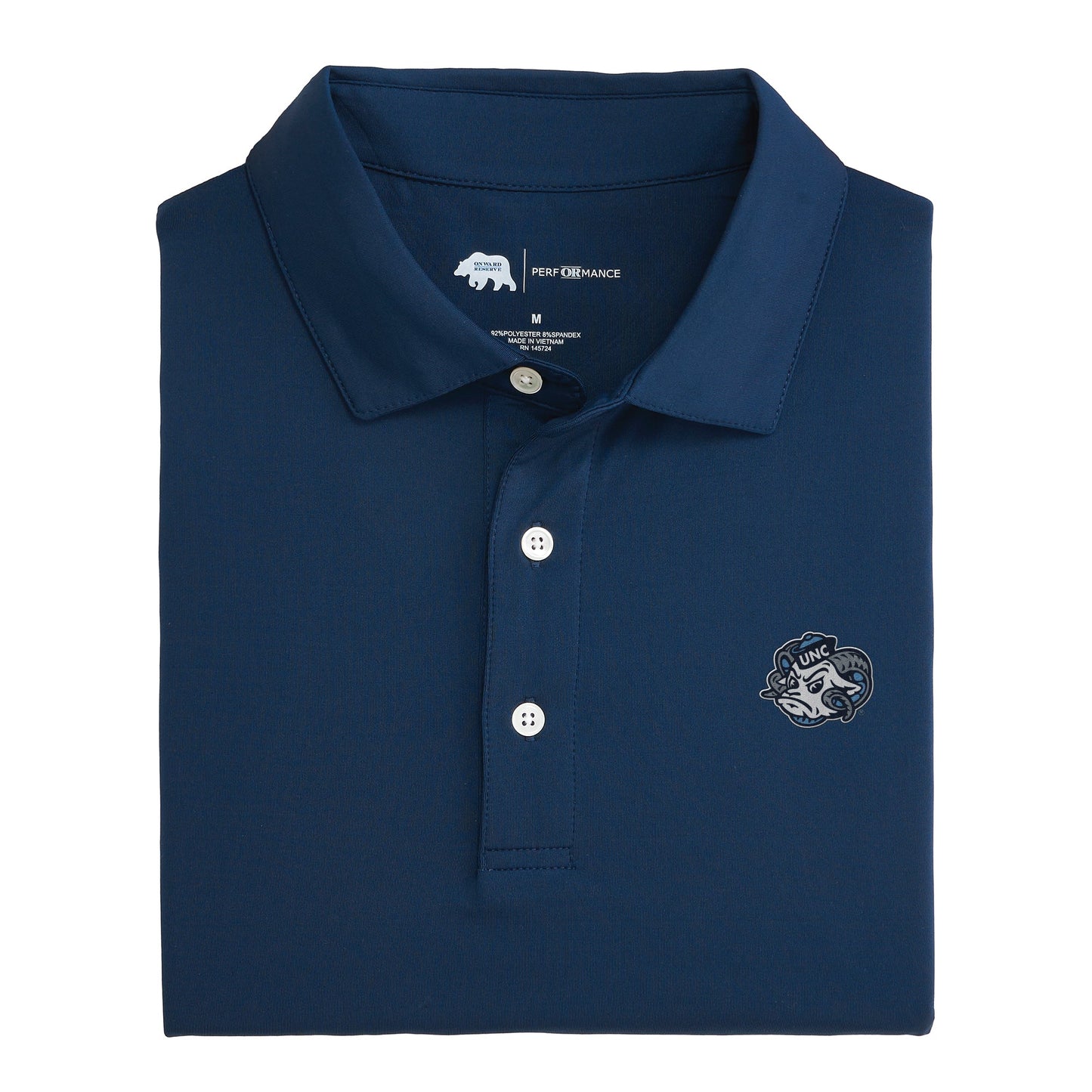 Lake Toxaway CC UNC Ram Solid Performance Polo - Classic Navy