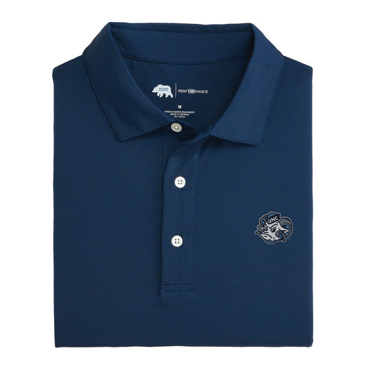 Lake Toxaway CC UNC Ram Solid Performance Polo - Classic Navy