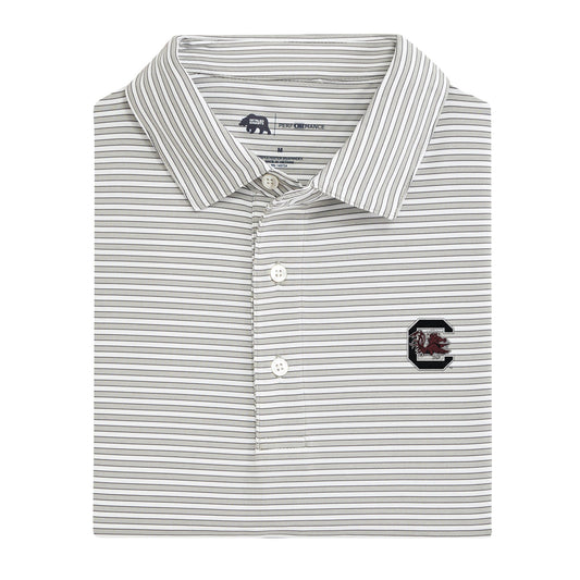 Lake Toxaway CC University of South Carolina Mulligan Stripe Performance Polo