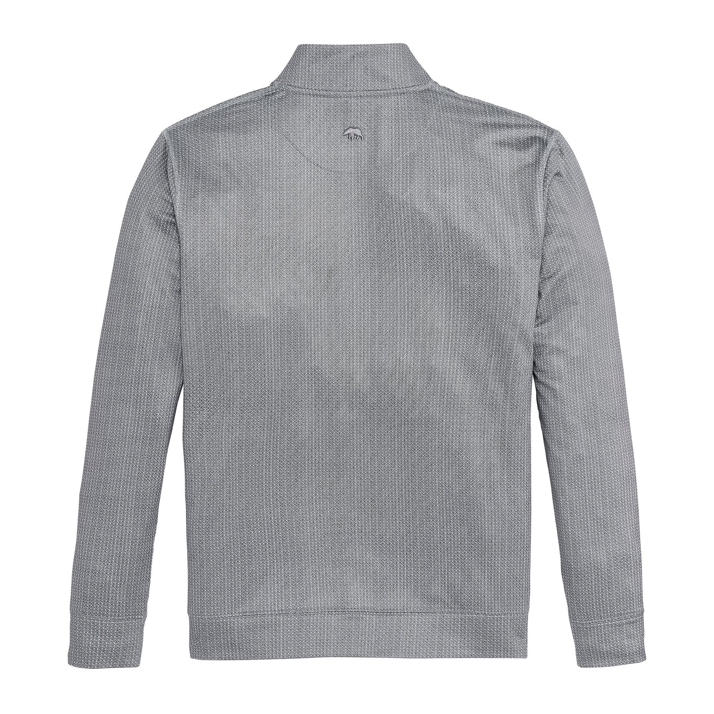 Lake Toxaway CC Vintage G Printed Performance 1/4 Zip - Mirage Grey