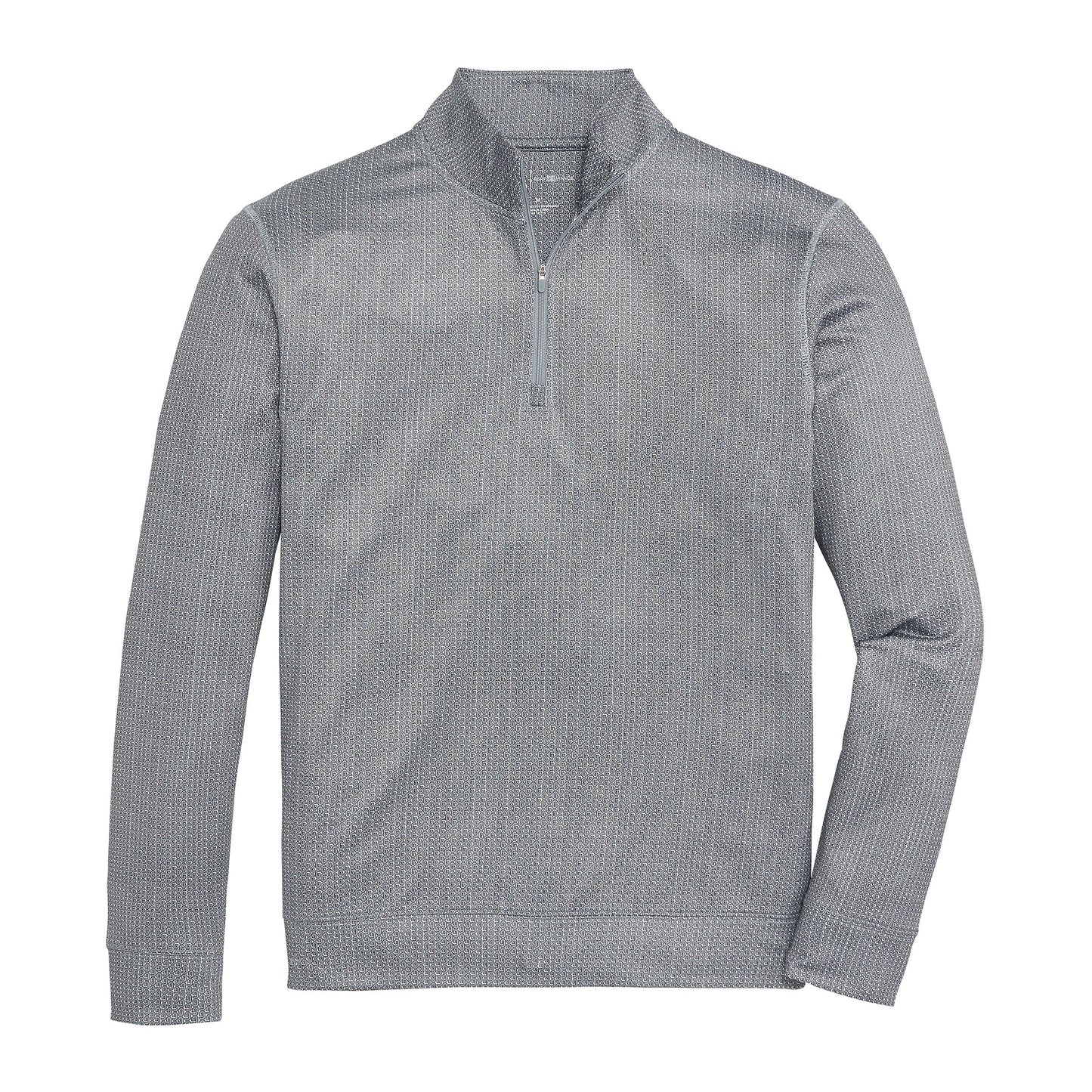 Lake Toxaway CC Vintage G Printed Performance 1/4 Zip - Mirage Grey