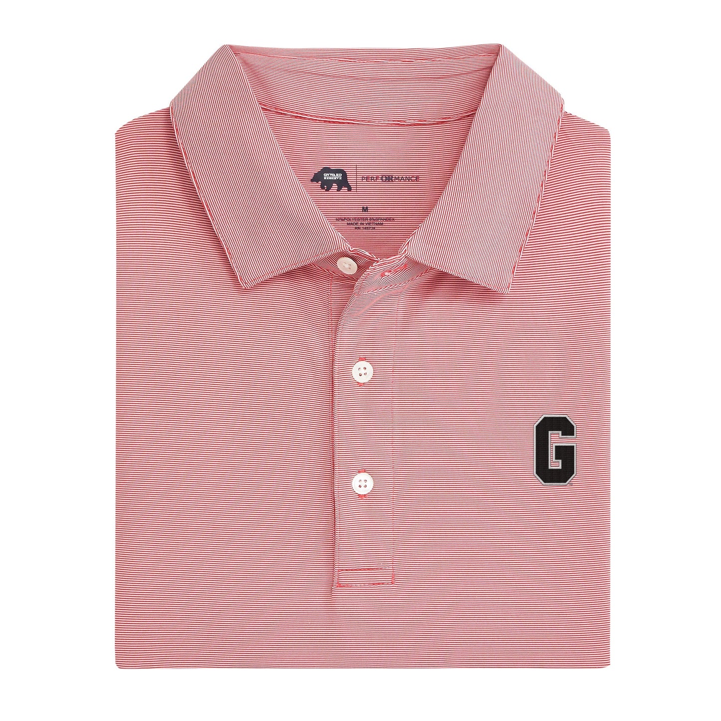 Lake Toxaway CC Vintage G Hairline Stripe Performance Polo