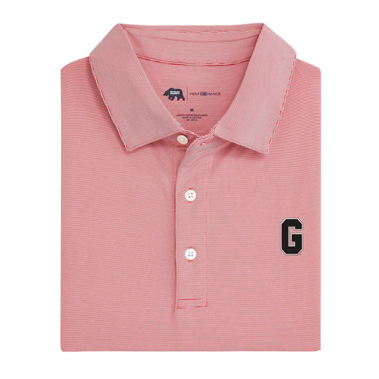 Lake Toxaway CC Vintage G Hairline Stripe Performance Polo