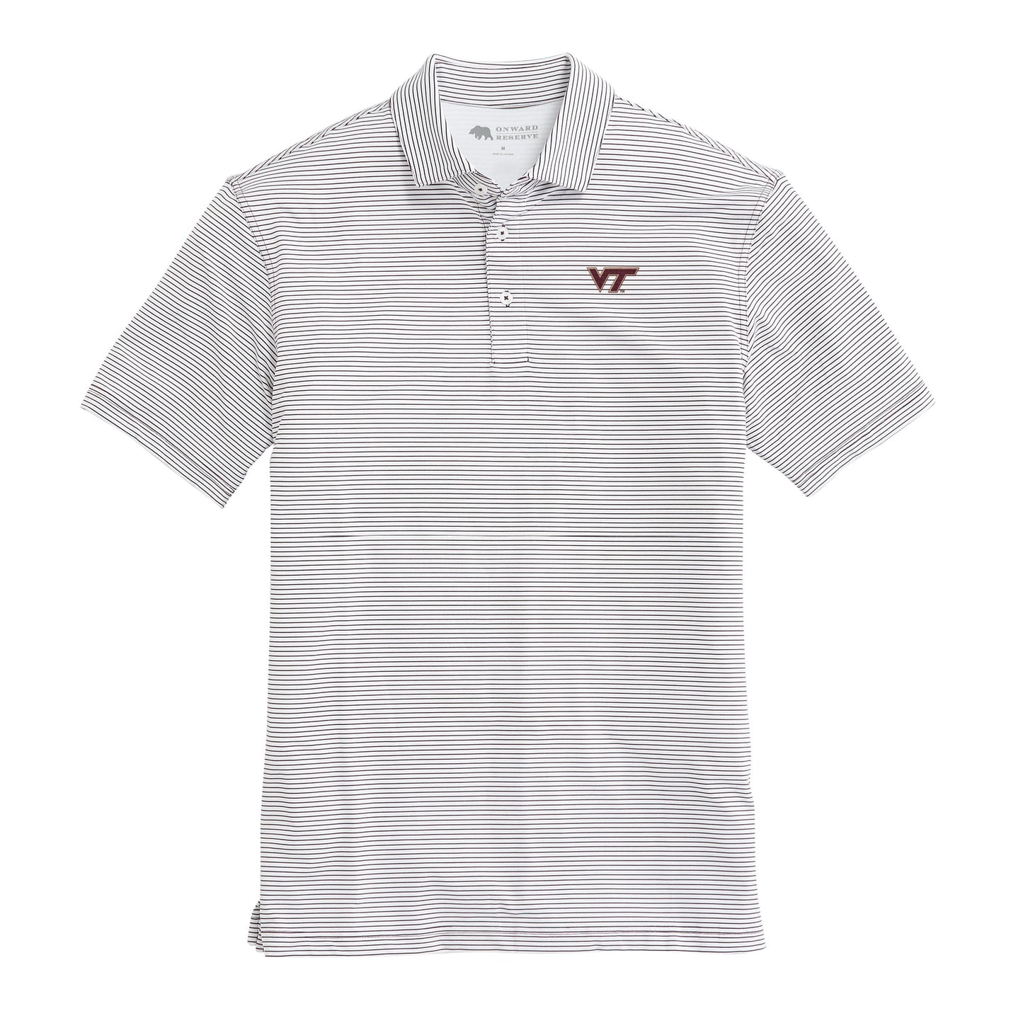 Lake Toxaway CC Virginia Tech Birdie Stripe Performance Polo