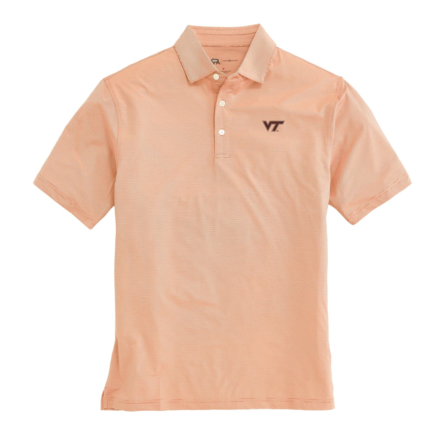 Lake Toxaway CC Virginia Tech Hairline Stripe Performance Polo