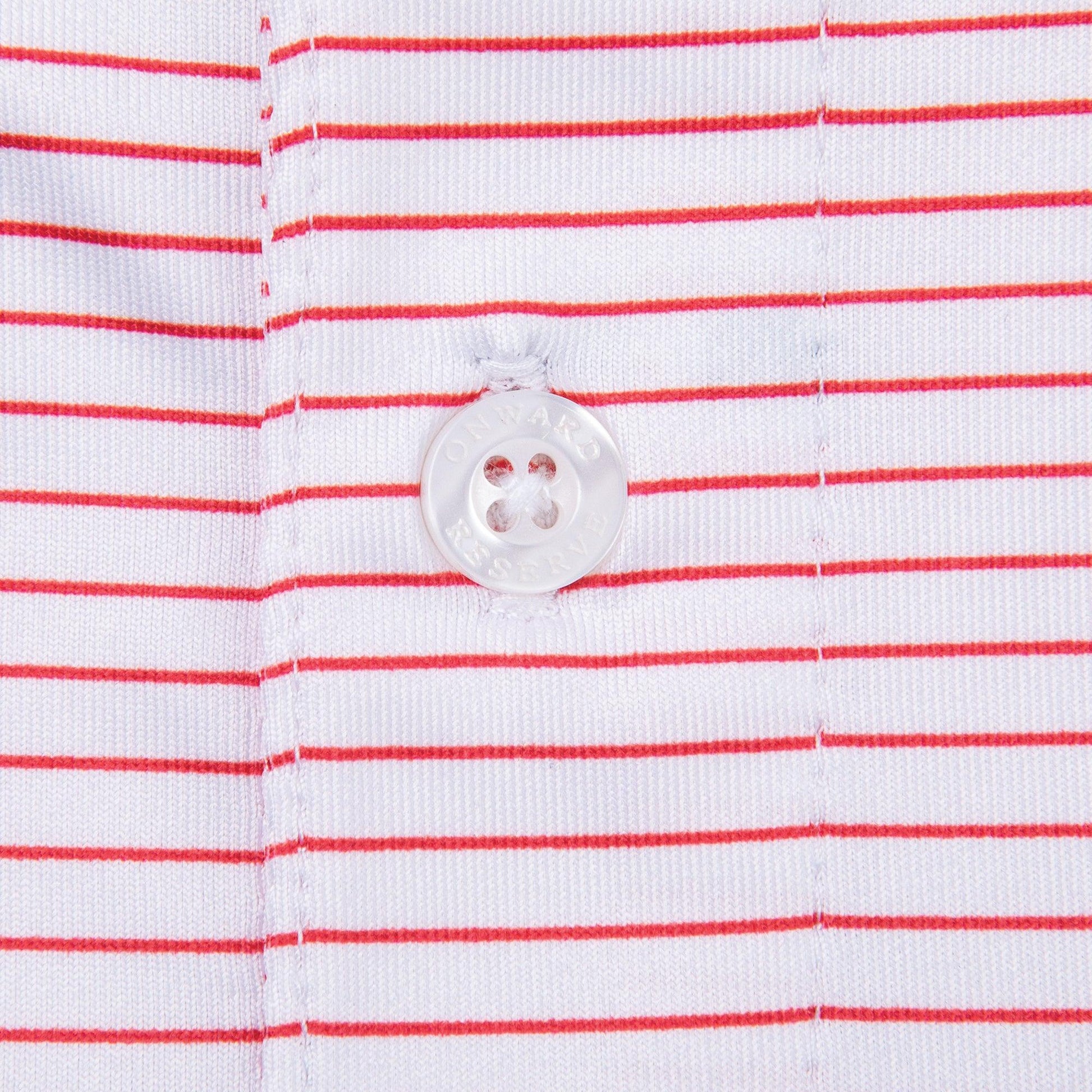 Hotty Toddy Script Stripe Performance Polo - Onward Reserve