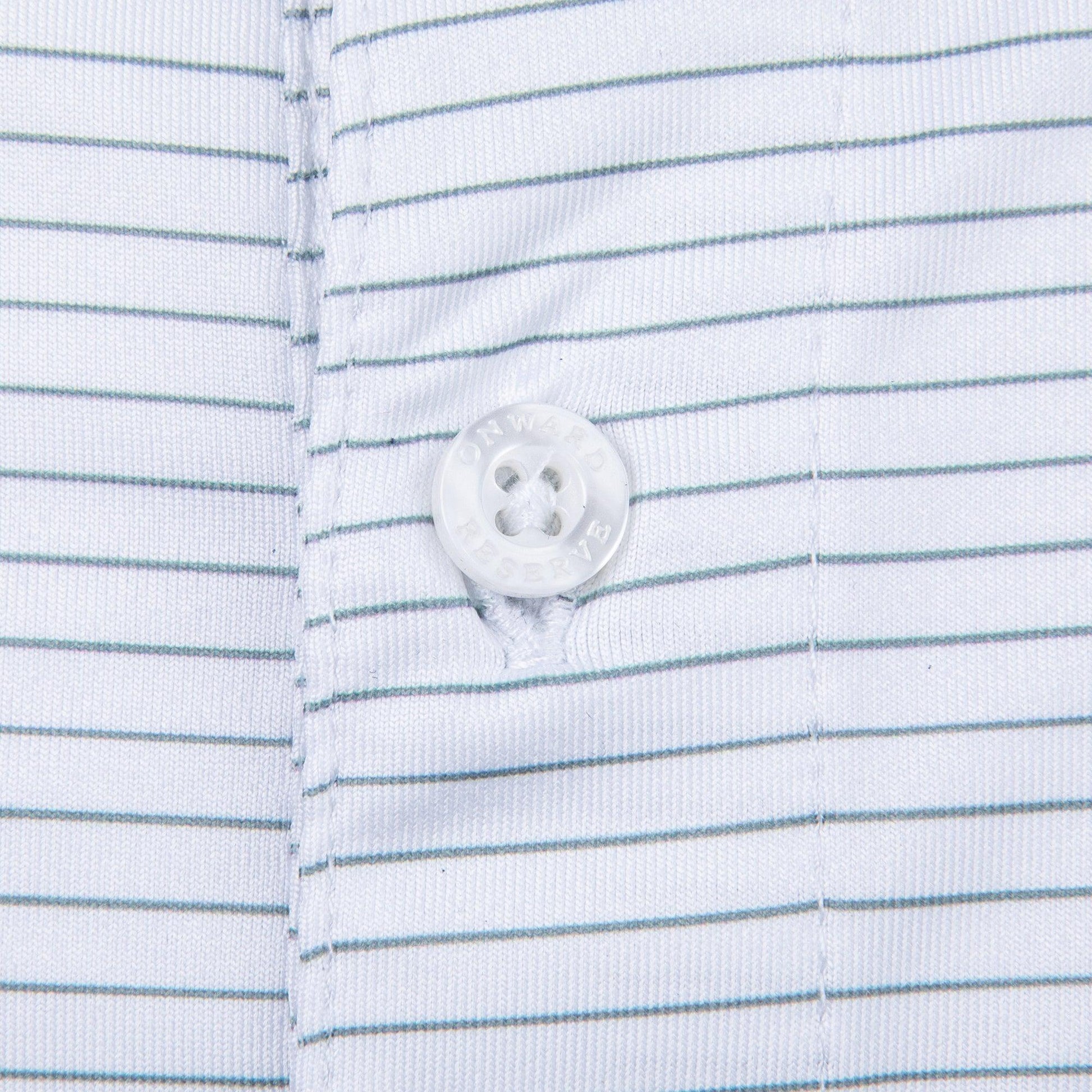 Roll Tide Script Stripe Performance Polo - Onward Reserve