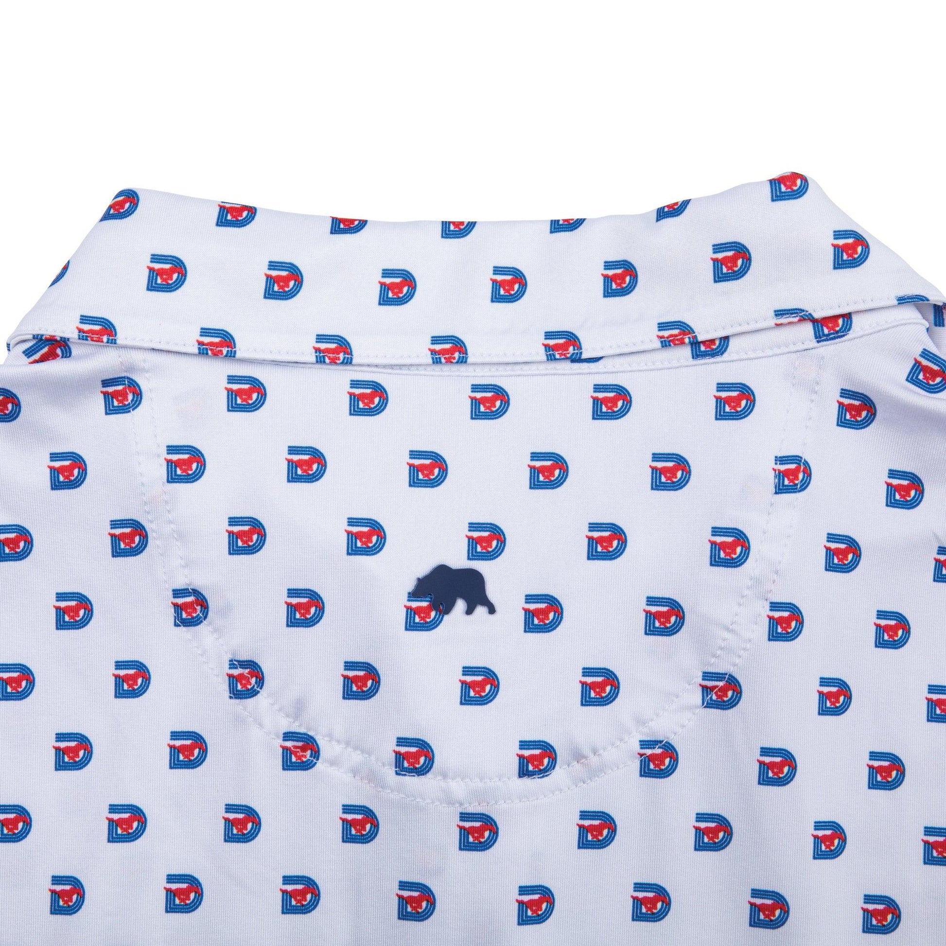 SMU Triple D Printed Performance Polo - Onward Reserve