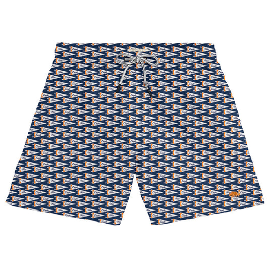 Lake Toxaway CC War Eagle Pennant Swim Trunk
