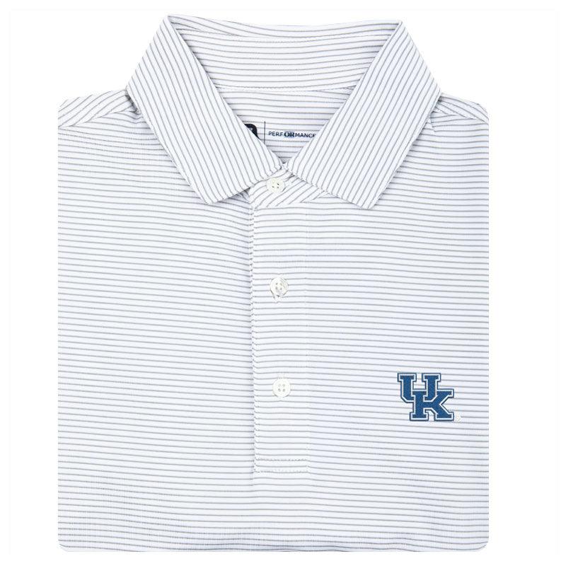 Kentucky Birdie Stripe Performance Polo - Onward Reserve