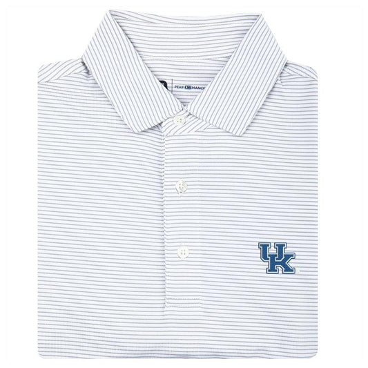 Kentucky Birdie Stripe Performance Polo - Onward Reserve