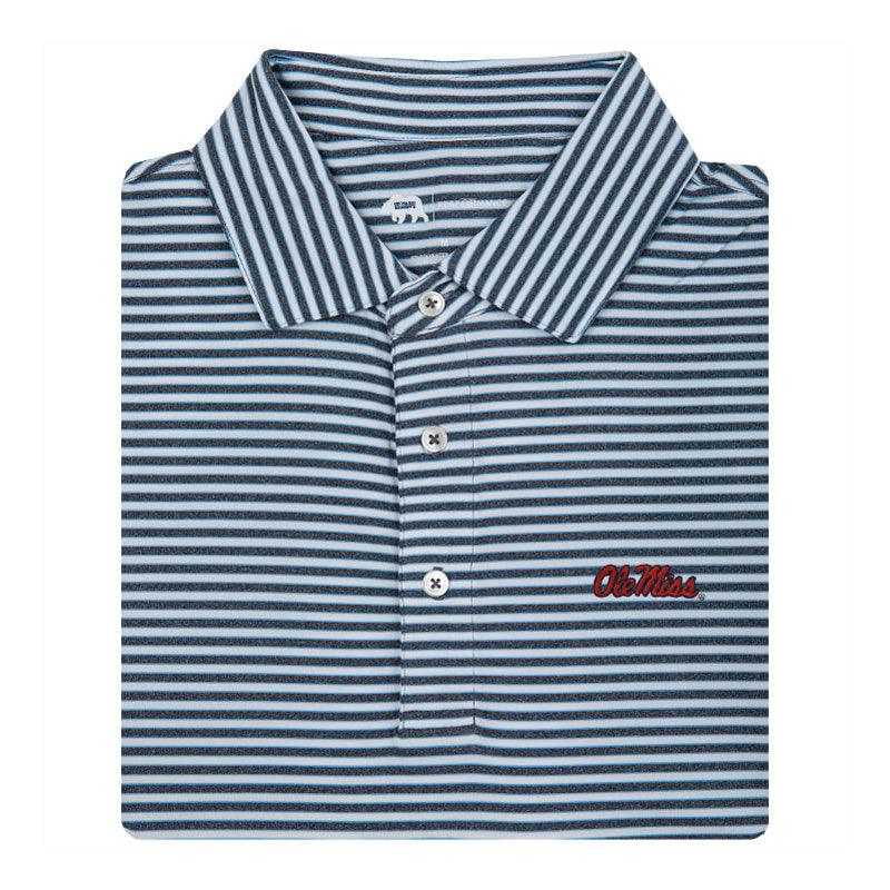 Ole Miss Mulligan Stripe Polo - Onward Reserve