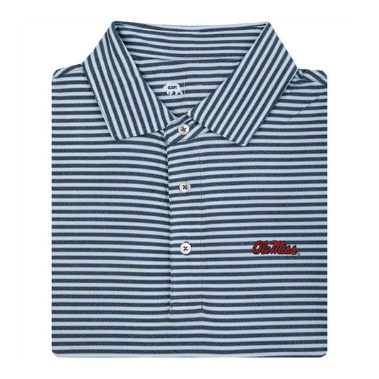 Ole Miss Mulligan Stripe Polo - Onward Reserve