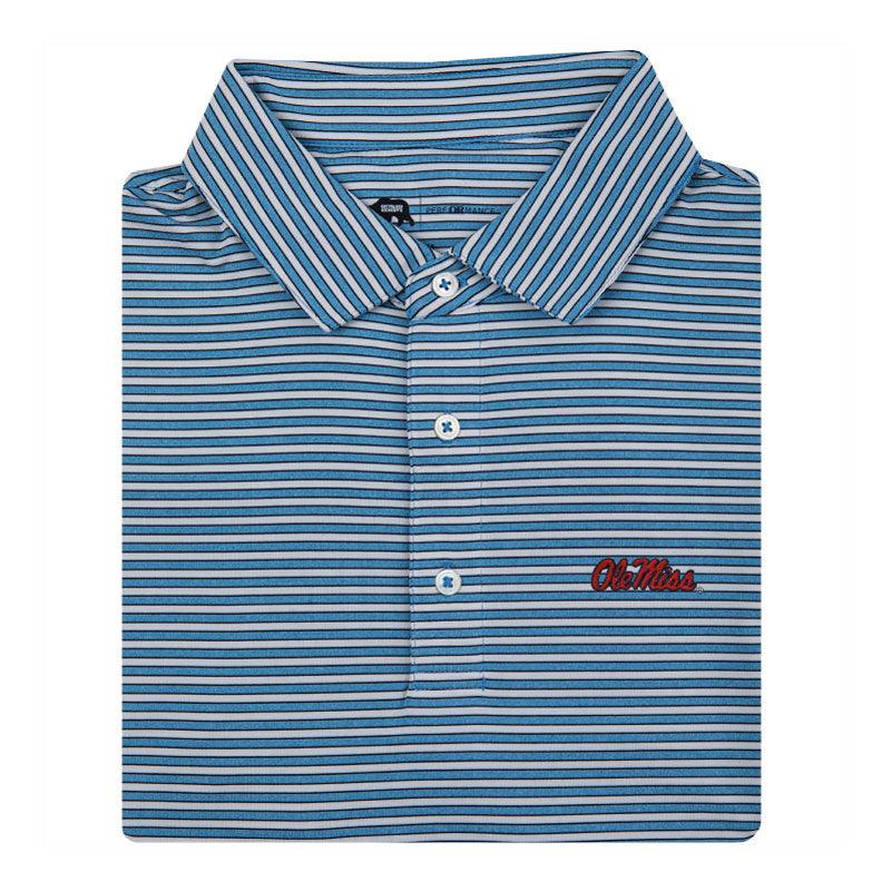 Ole Miss Mulligan Stripe Polo - Onward Reserve