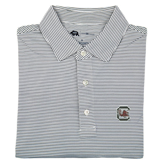 Lake Toxaway CC University of South Carolina Birdie Stripe Performance Polo